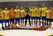 Associação Faísca de Videira é campeã sub-15 da Liga Catarinense de Futsal