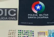 Operação conjunta da PM e DIC apreende 148 pedras de crack em Videira