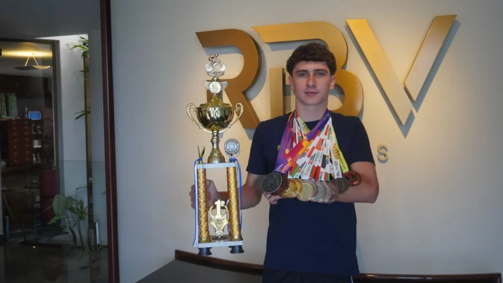 Vicenzo Santi Locatelli: a revelação do ciclismo de Videira