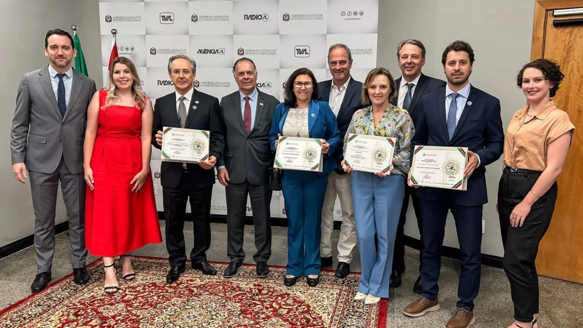 Fundação UNIARP, Hospital Maice e ACIC são reconhecidas pela Alesc