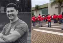 Homenagens marcam despedida do bombeiro Juliano Passos