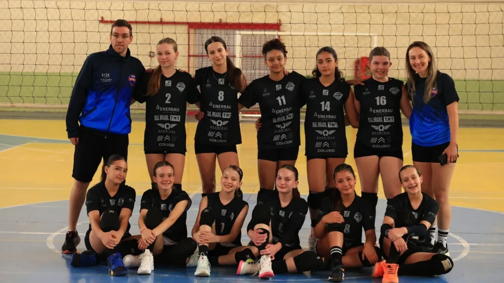 Napoli/Caçador é campeão da Liga Serrana de Vôlei Sub-14