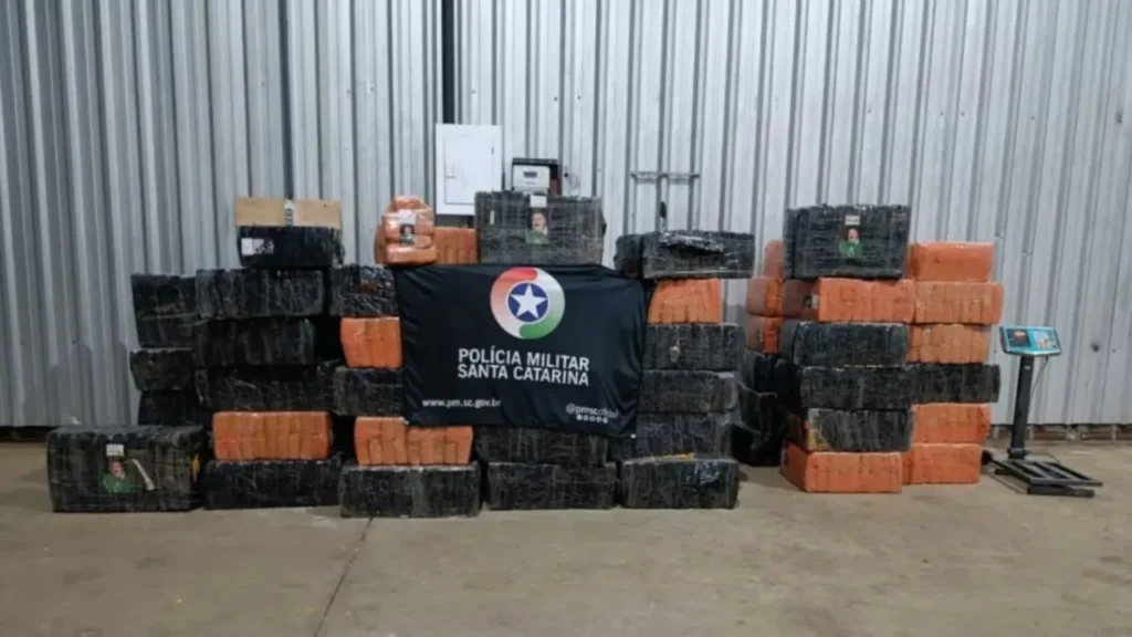 Depósito com quase 2 toneladas de drogas é descoberto às margens da BR-282