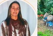 Mulher morre após ficar presa sob trator em estrada rural de Videira