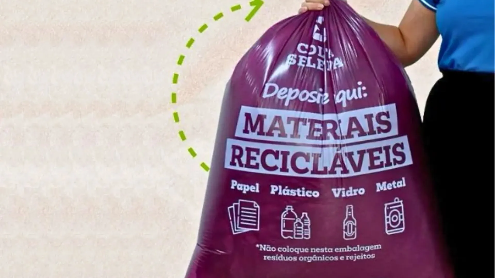 Visan inicia nova entrega de embalagens para coleta seletiva