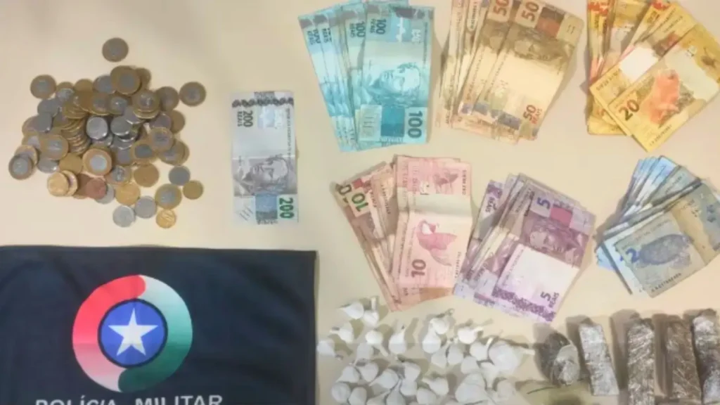 Casal é preso por tráfico de drogas durante abordagem no bairro Matriz em Videira