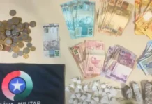 Casal é preso por tráfico de drogas durante abordagem no bairro Matriz em Videira