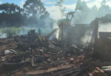 Ajude a família de Linha São José que perdeu tudo em incêndio