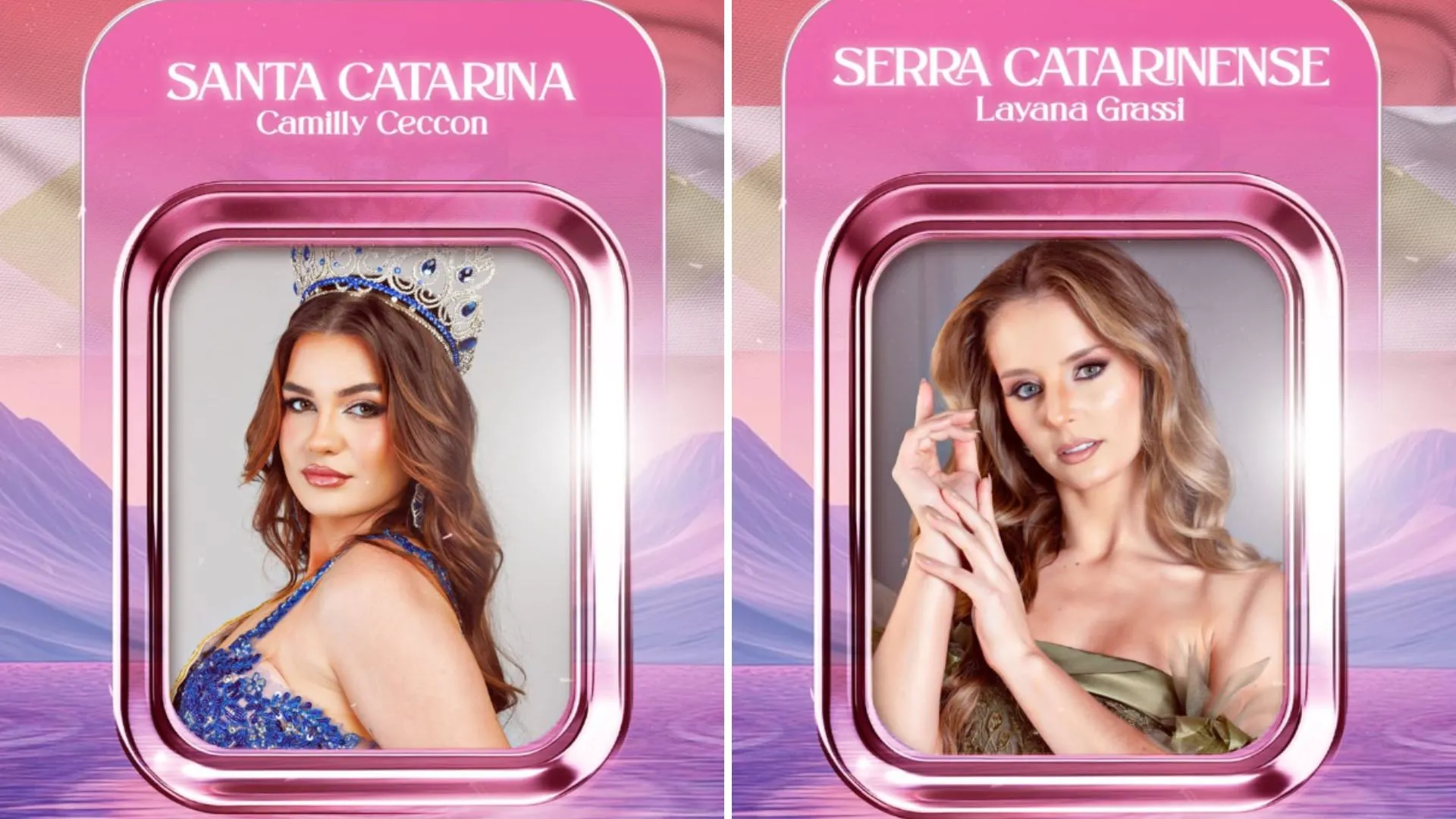 Duas catarinenses disputam o Miss Brasil Mundo 2026