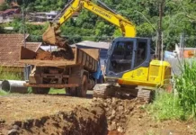 Prefeitura de Videira inicia obras de pavimentação em concreto na Rua Florianópolis