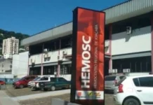 Hemosc realiza coleta externa de sangue em Fraiburgo