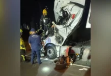 Caminhoneiro morre após ser atingido por carro furtado em SC