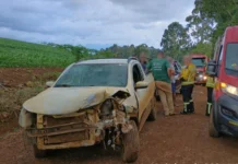 Colisão frontal deixa feridos no interior de Lebon Régis