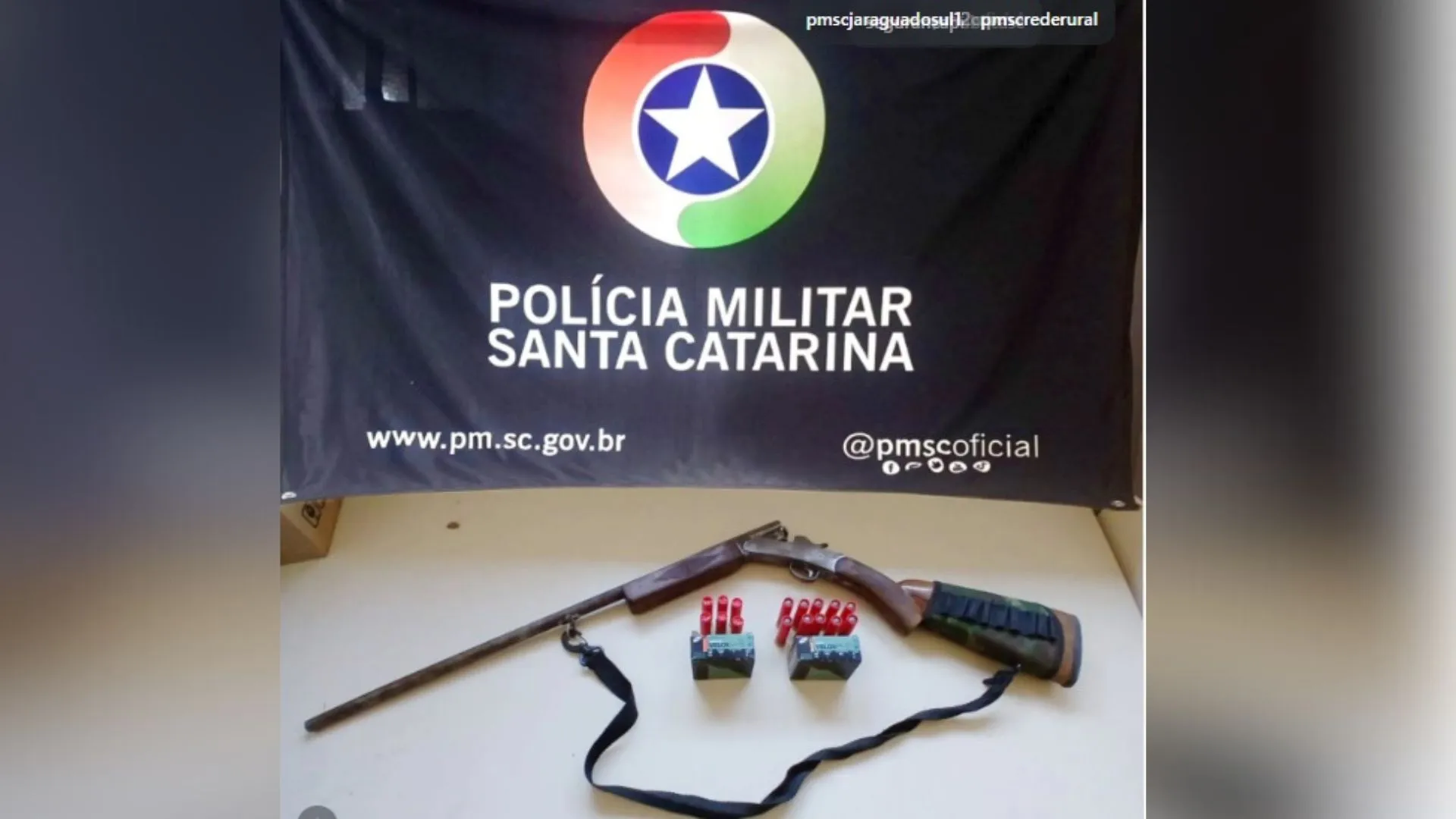 Arma e moto adulterada são apreendidas em Matos Costa