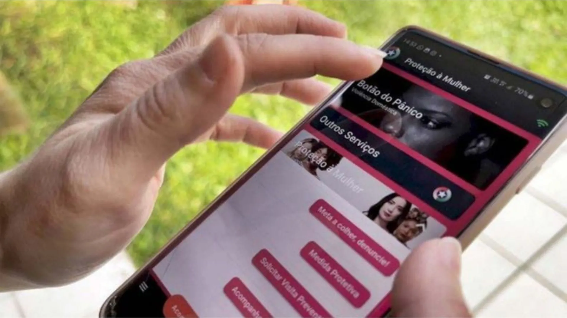 Botão do pânico garante resposta rápida da Polícia Militar