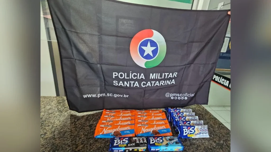 Mais um ladrão de chocolate é detido no Meio Oeste
