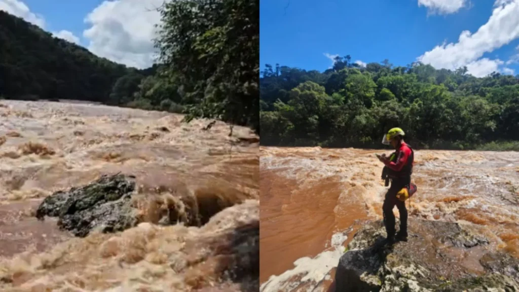 Buscas no Rio Chapecozinho continuam por criança desaparecida