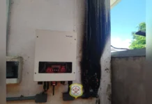 Curto-circuito provoca princípio de incêndio em residência