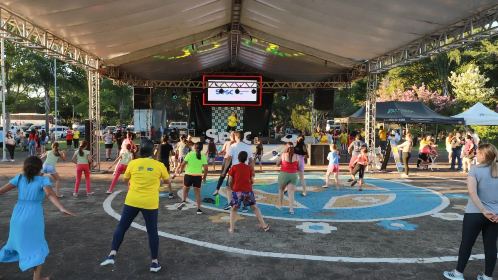 Sesc Verão abre atividades no Parque Central em Caçador