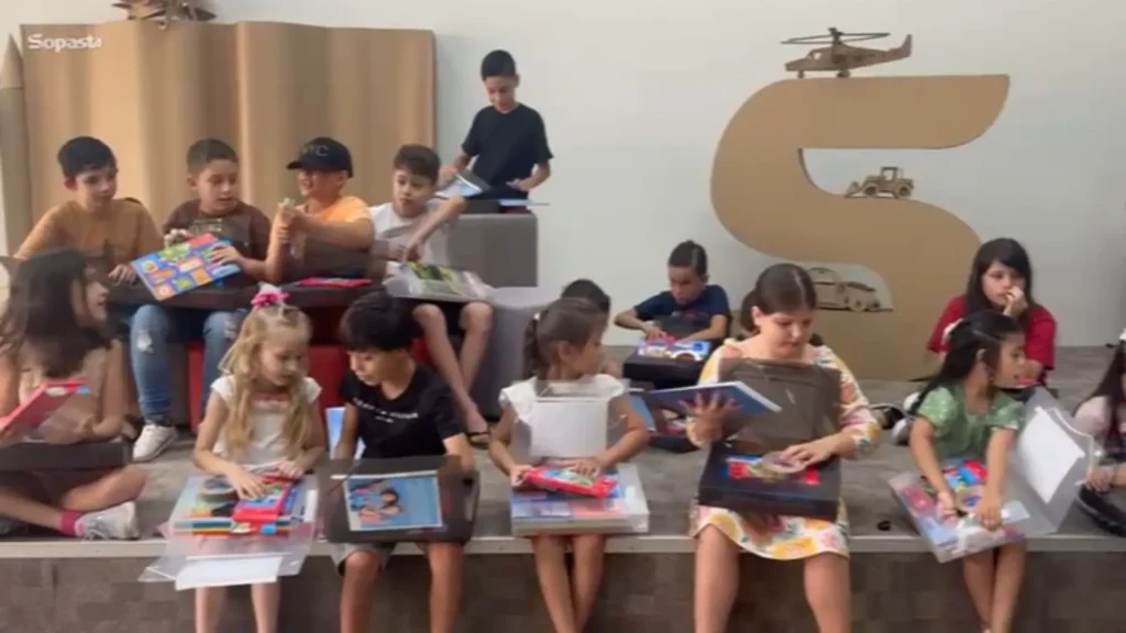 Sopasta entrega kits escolares a filhos de funcionários em Tangará