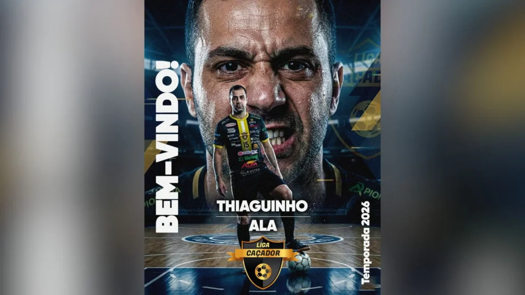 Caçador Futsal anuncia reforço de peso para a temporada