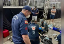 Trabalhador de 28 anos morre após queda em pavilhão da Efapi