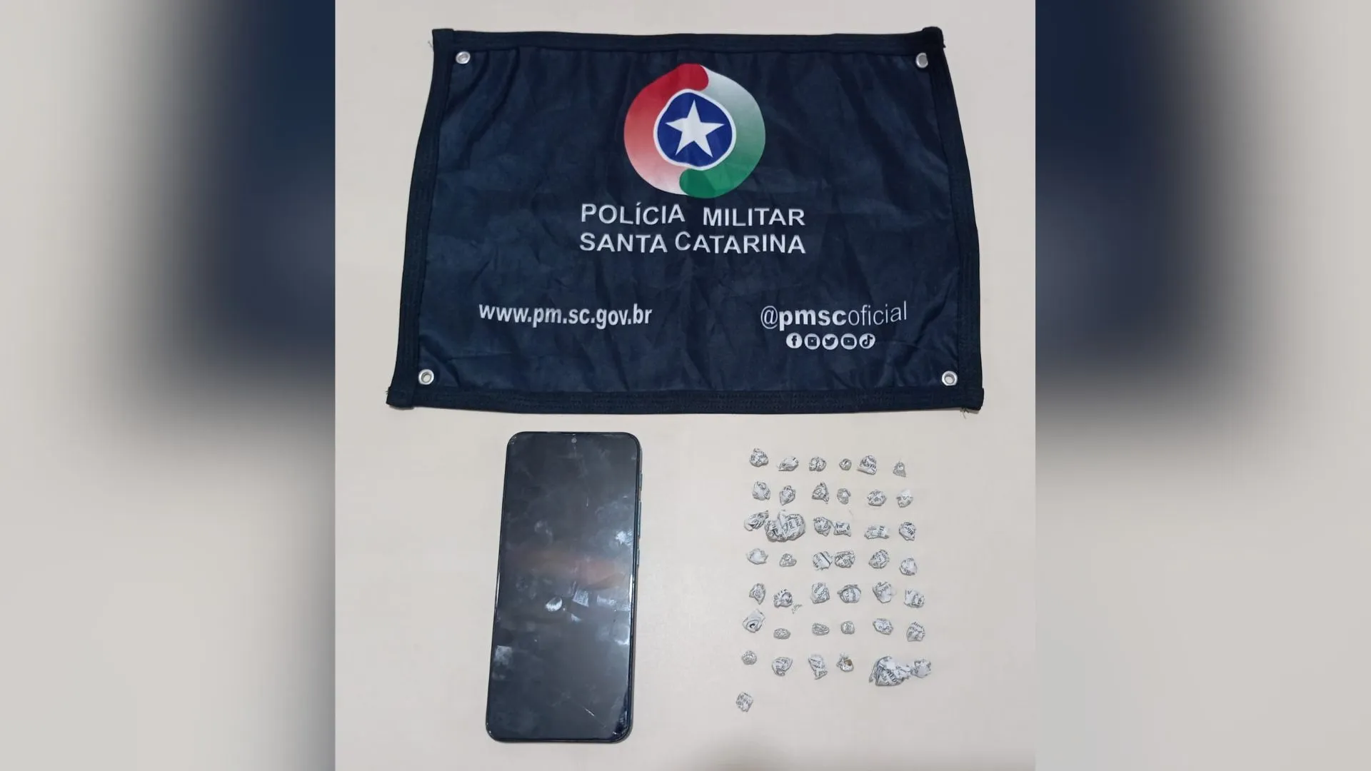 Adolescente é apreendido por tráfico em Fraiburgo