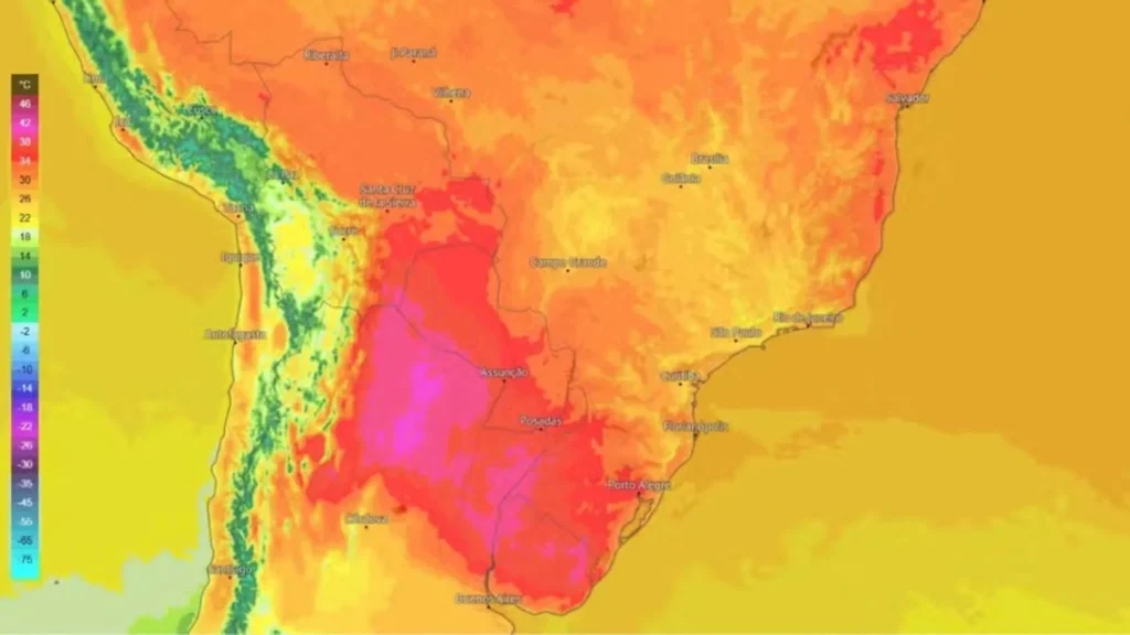 Onda de calor atinge SC e Sul do Brasil com alertas de até 40°C