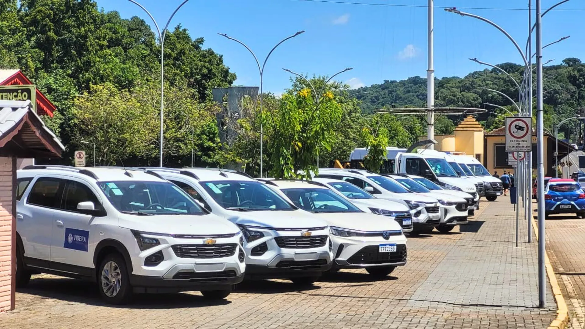 Videira renova frota municipal com 16 veículos zero km