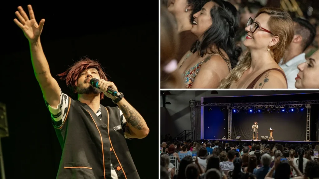 Stand up do humorista Diogo Oliveira marca abertura do ano letivo em Videira