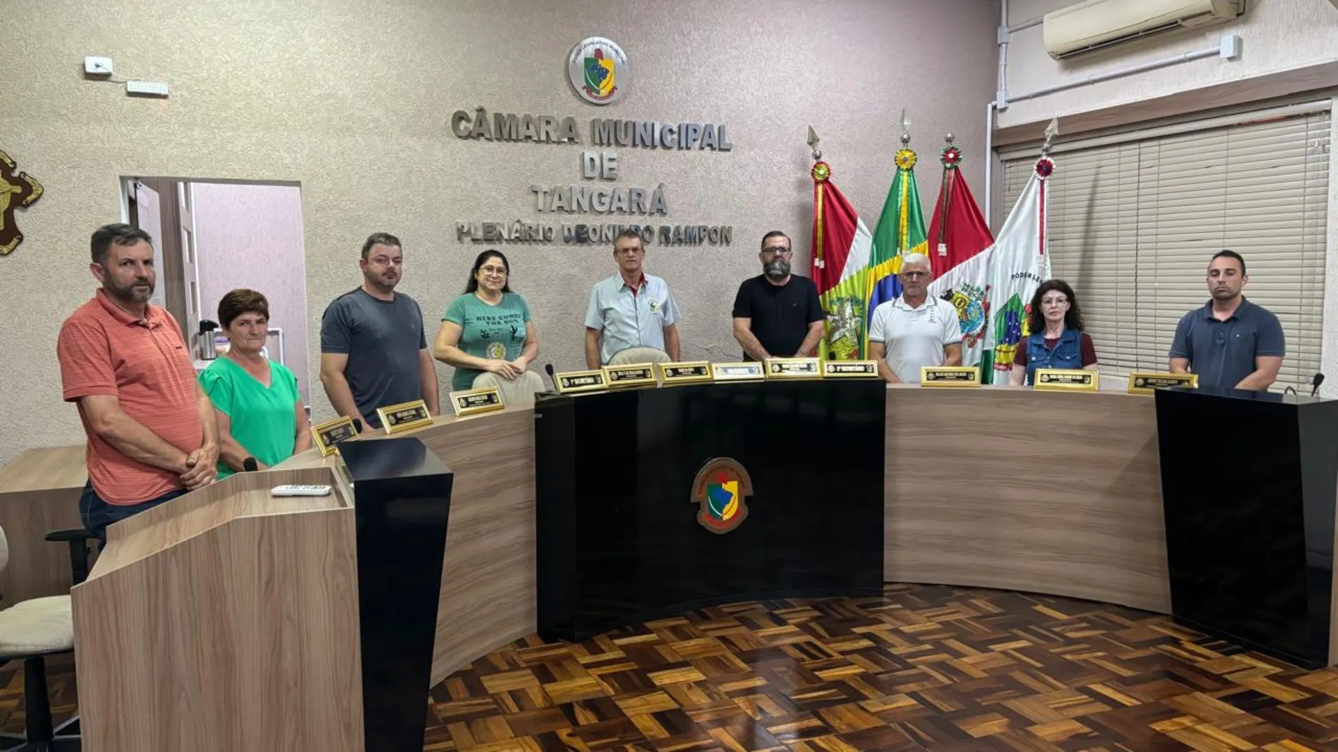 Sessão final de fevereiro em Tangará aborda escolas, esporte e segurança