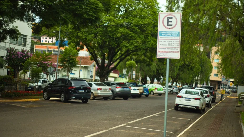 Estacionamento rotativo de Videira passa por mudanças