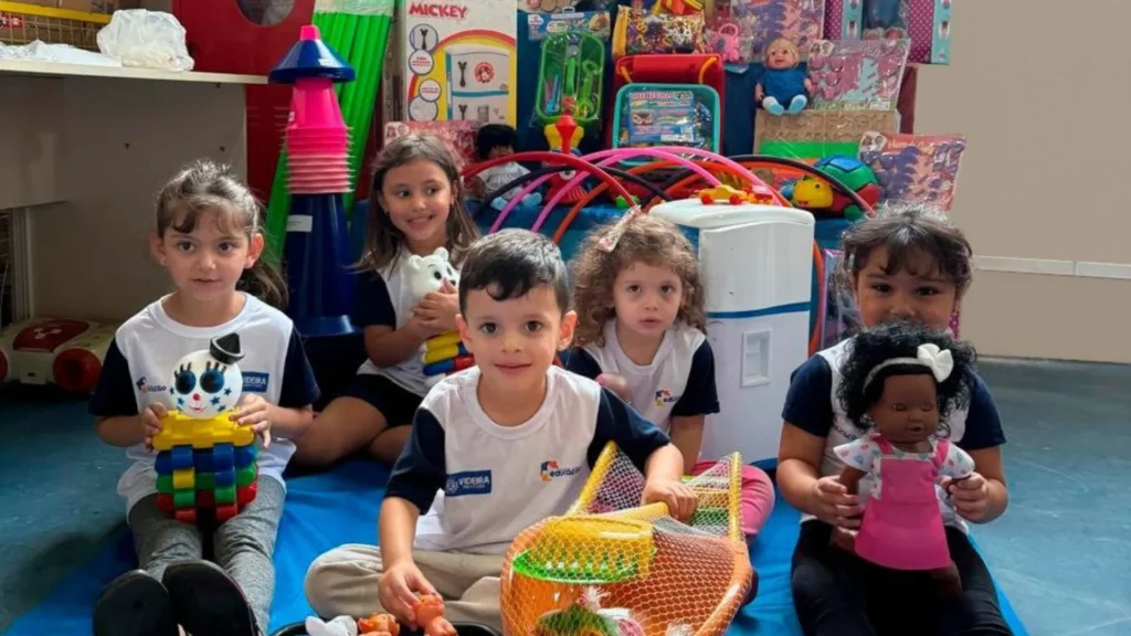 CEMEIs de Videira recebem mais de 3 mil brinquedos pedagógicos
