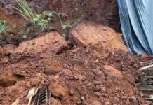 Deslizamento de terra deixa três trabalhadores parcialmente soterrados no Meio-Oeste