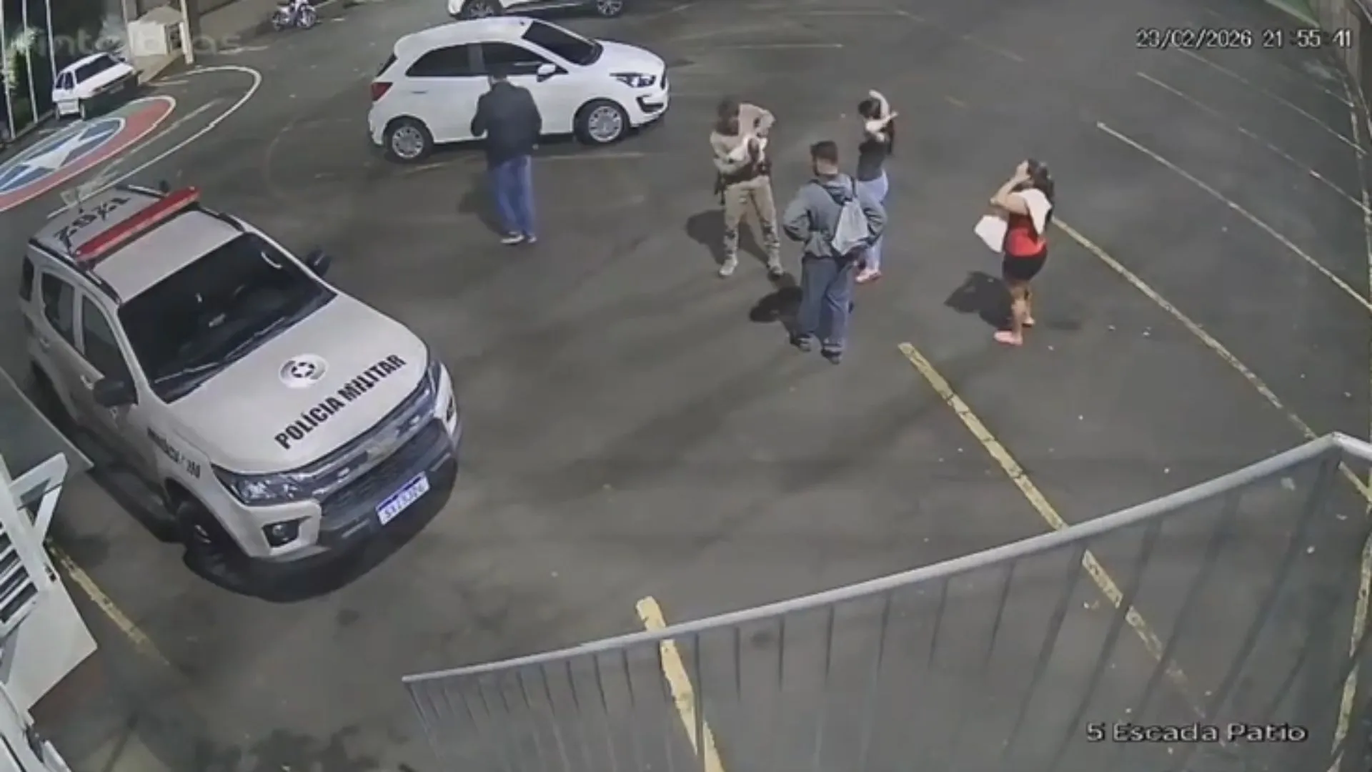 PM salva bebê de 10 dias engasgado em Herval d’Oeste