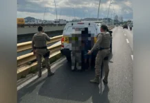 Foragido que cortou a tornozeleira eletrônica em Caçador é preso na Capital