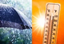 Santa Catarina segue com risco de temporais e calor intenso