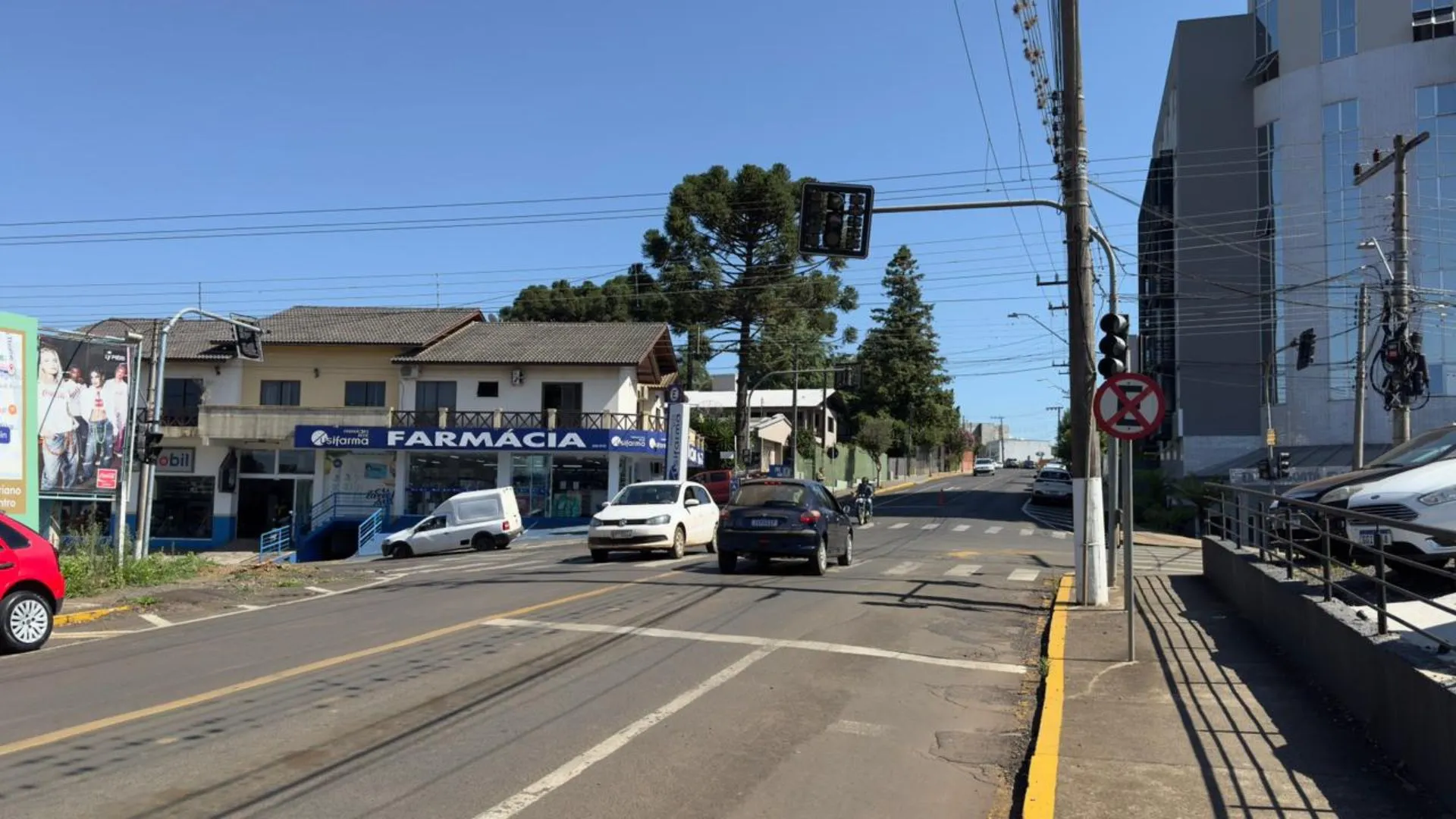 Semáforo no Centro de Caçador deve ser trocado na segunda-feira