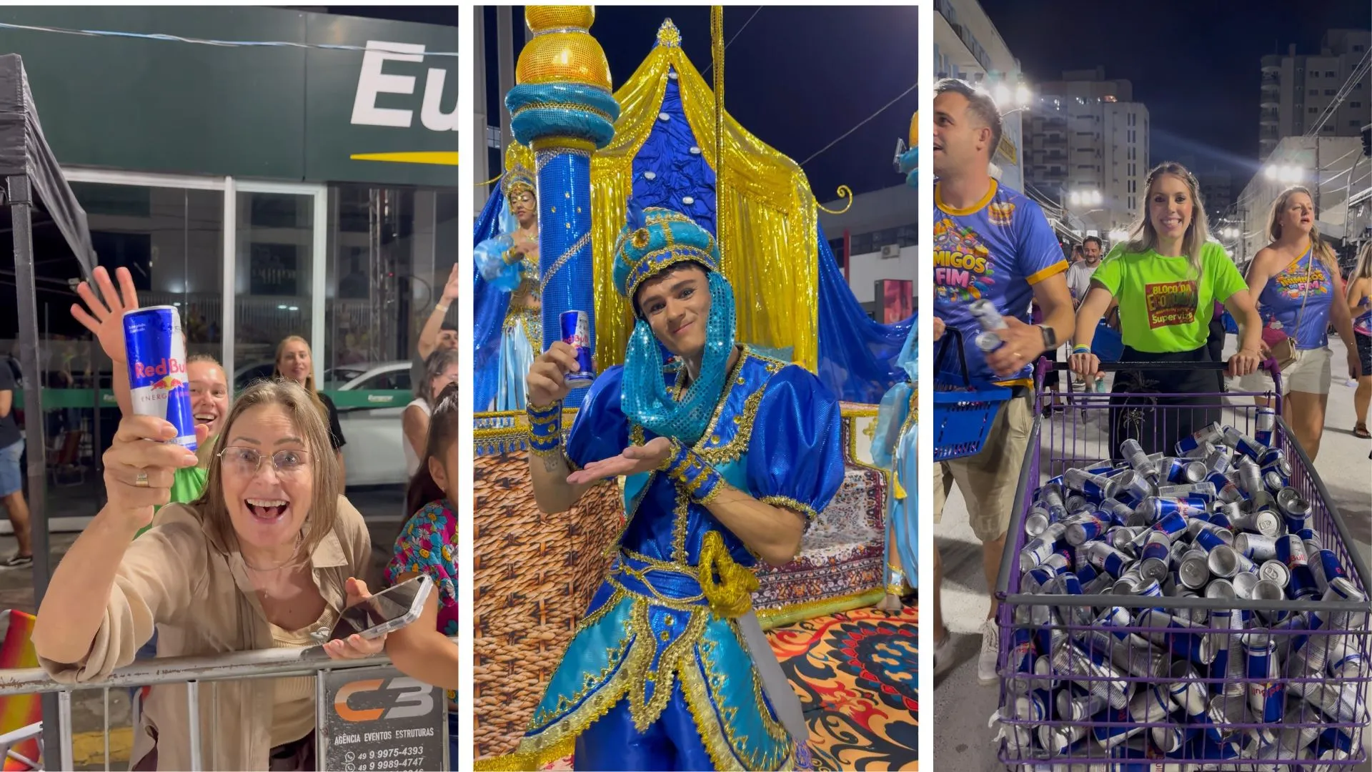 Grupo Superviza surpreende foliões no carnaval de Joaçaba