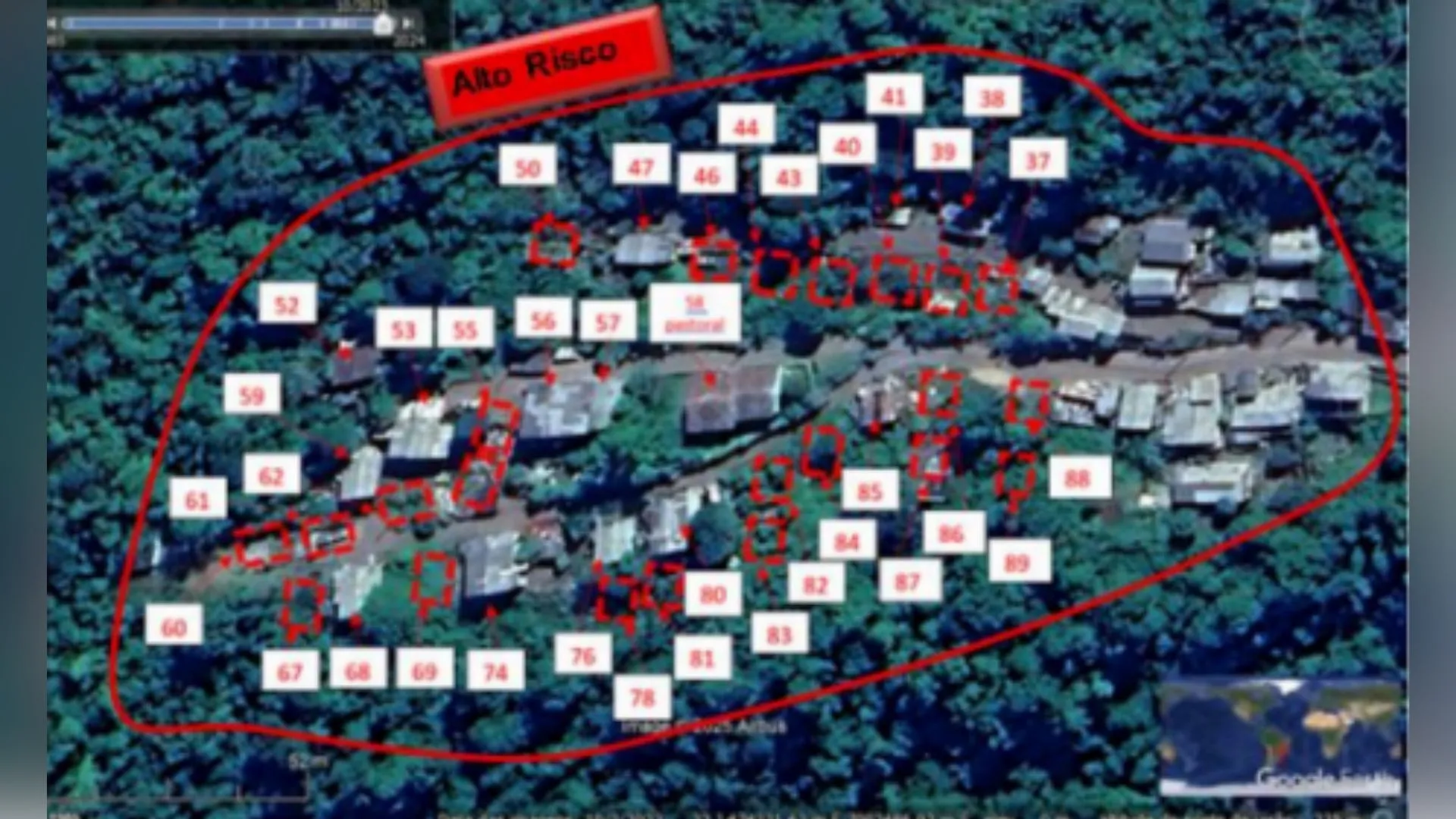 Justiça determina retirada de famílias na Vila 3 de Outubro em Tangará