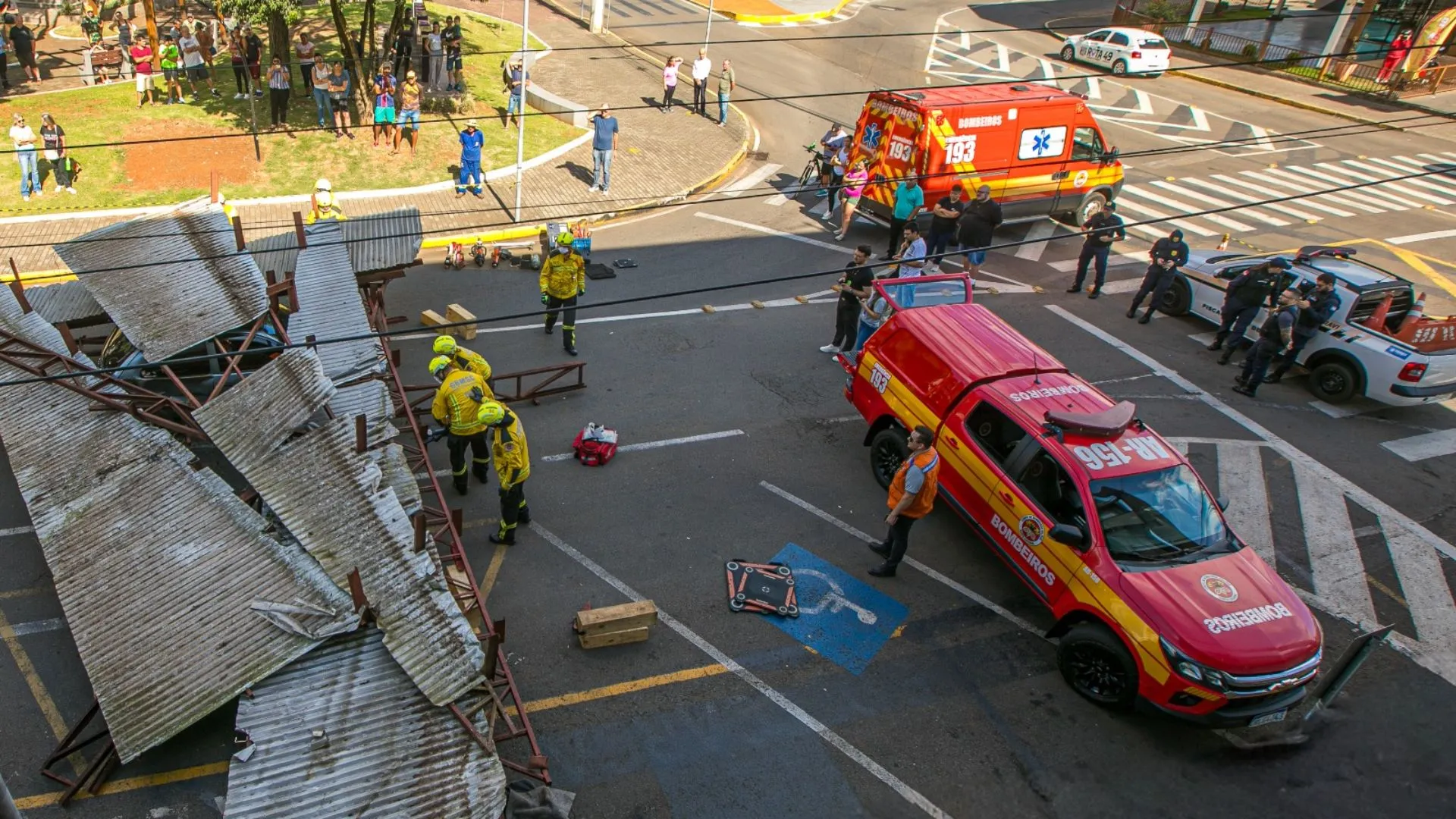 Veja como foi o 2º Simulado de Gestão de Desastres em Videira