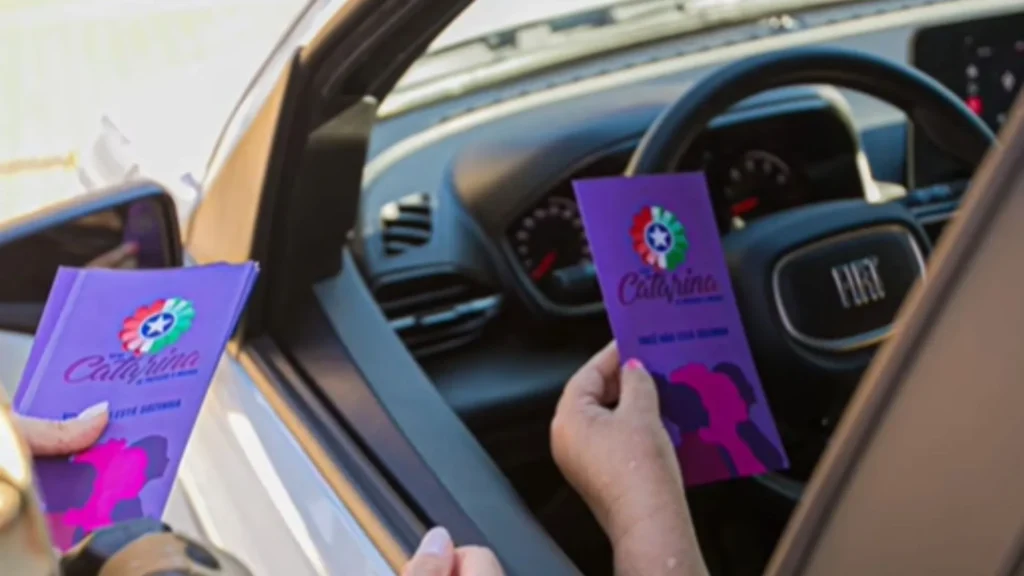 Videira participa da Operação Mulheres com blitz educativa e palestras