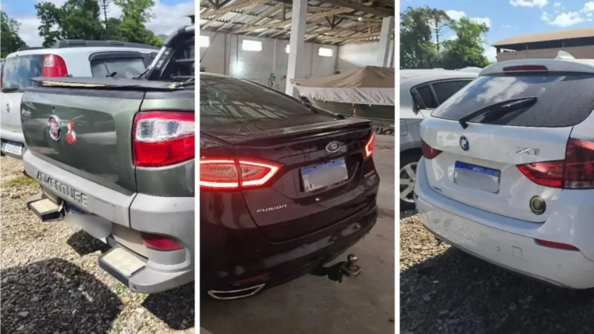 Com mais de 300 veículos, leilão do Detran SC vai de BMW a sucata