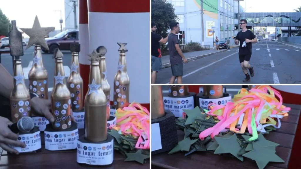 Corrida de Bar em Bar agita Caçador com diversão e solidariedade