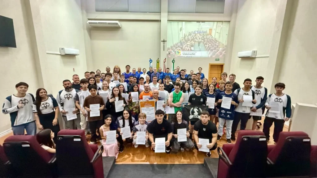 Videira investe R$ 160 mil no Bolsa Atleta para impulsionar esportistas e paraesportistas