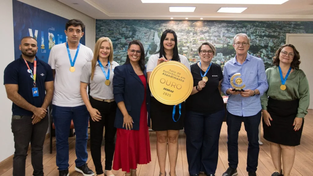Sala do Empreendedor de Videira recebe Selo Ouro do Sebrae