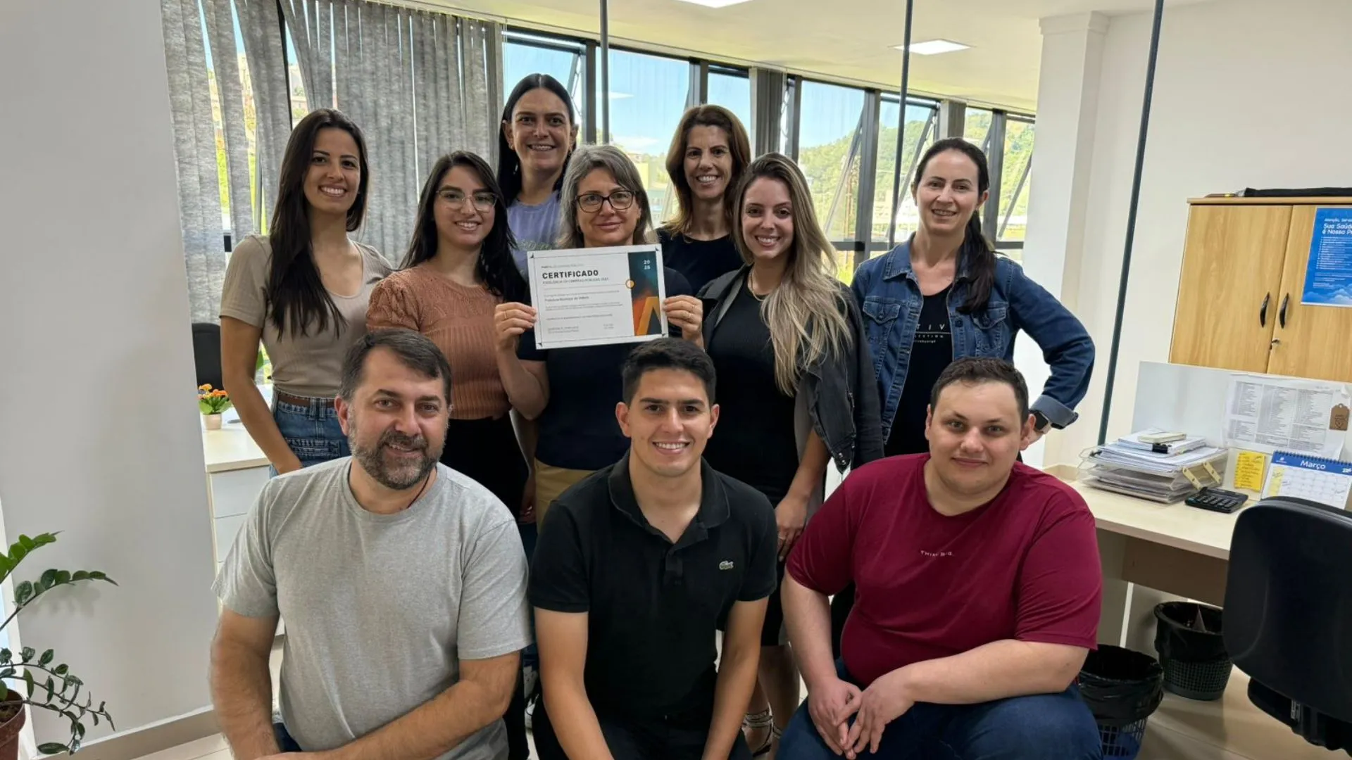 Videira recebe certificado de excelência em compras públicas e se destaca pela gestão eficiente