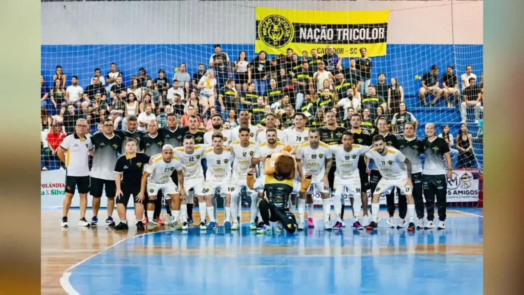 Caçador Futsal convoca a torcida para jogo em casa nesta terça-feira