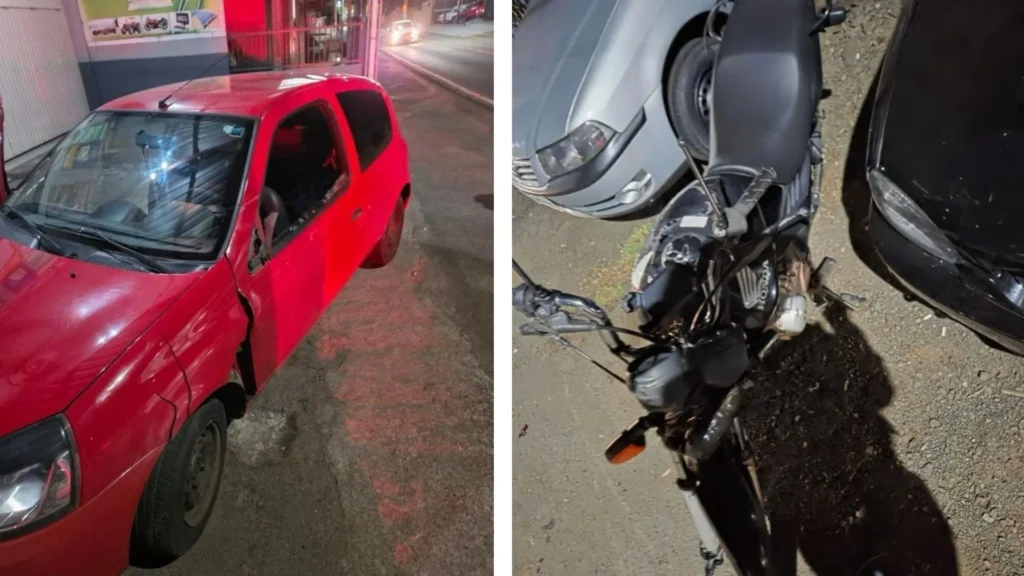 Motorista embriagado fere gravemente motociclista em Joaçaba