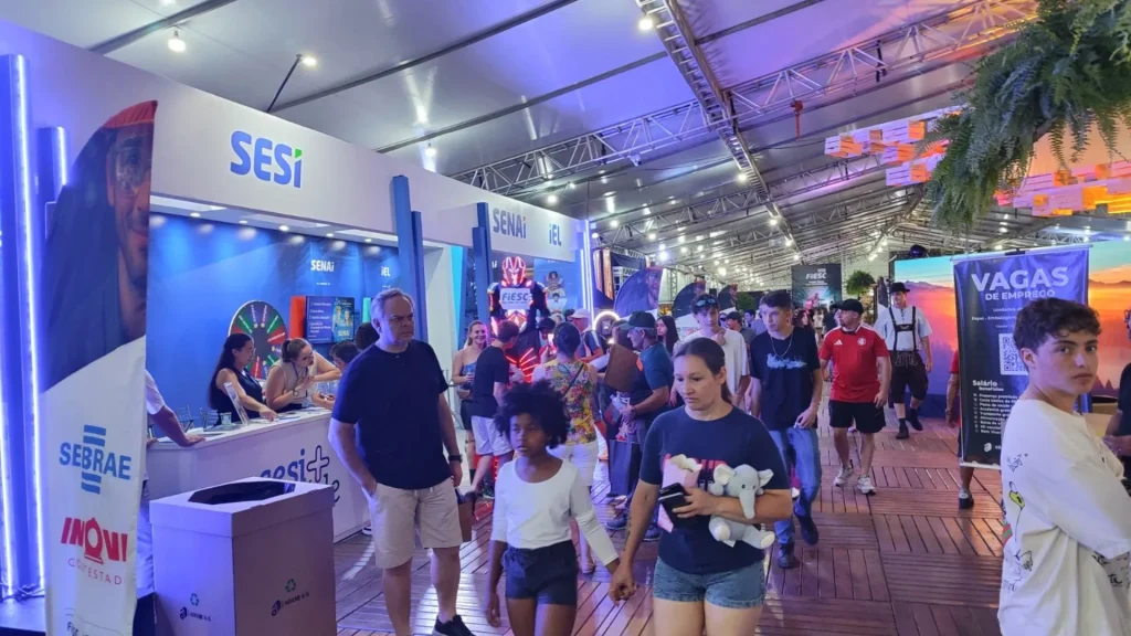 Expositores e visitantes destacam estrutura na Expo Caçador